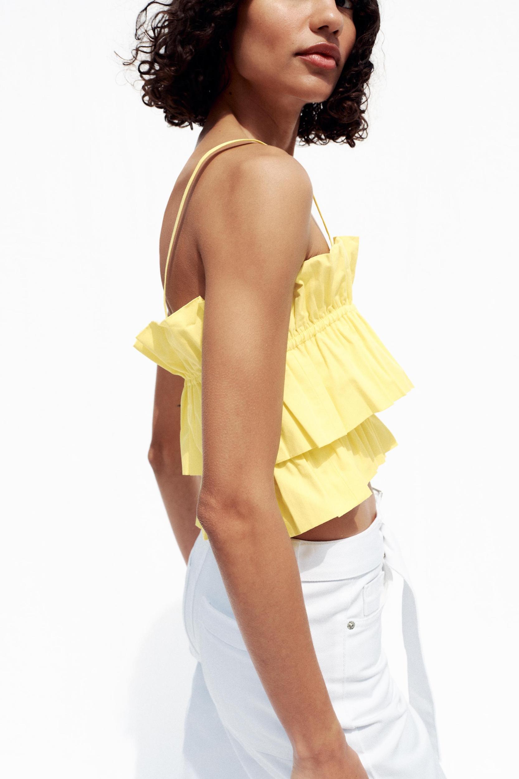 POPLIN CROP TOP Product Image
