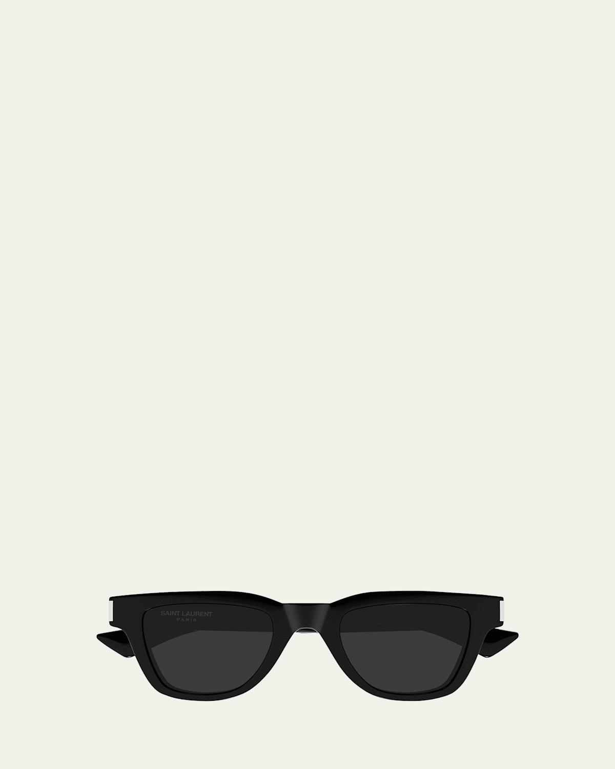 Mens SL 789 Jacquesm Acetate Rectangle Sunglasses Product Image
