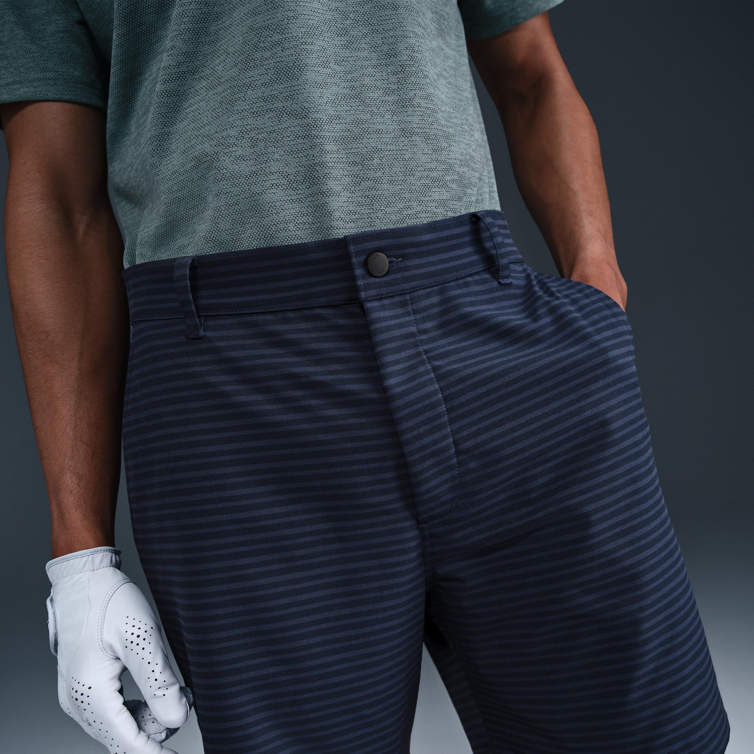 Nike Mens Victory+ Dri-FIT Striped Golf Shorts | FZ7464-410 Product Image