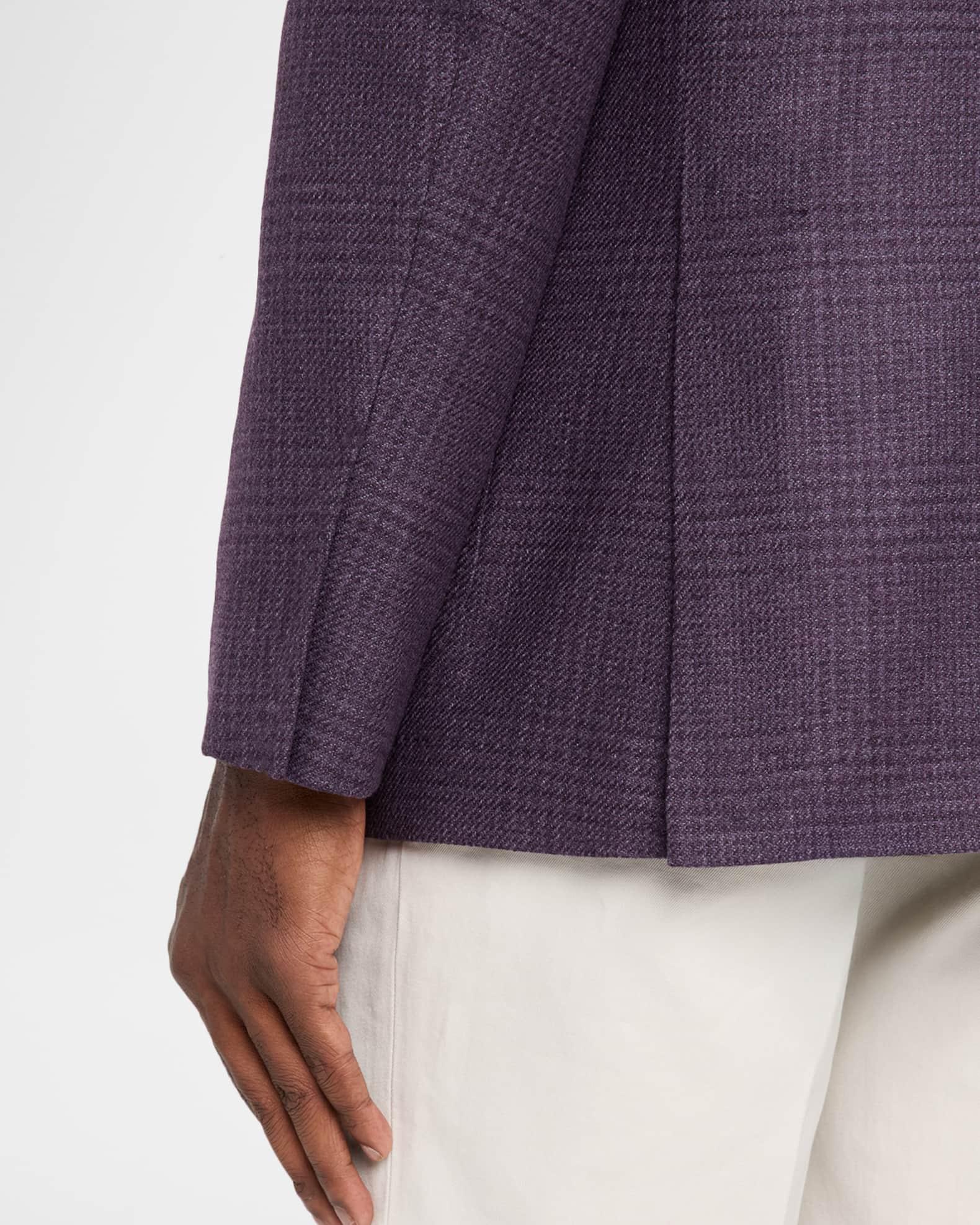 Men's Tonal Prince of Wales Patch-Pocket Sport Coat Product Image