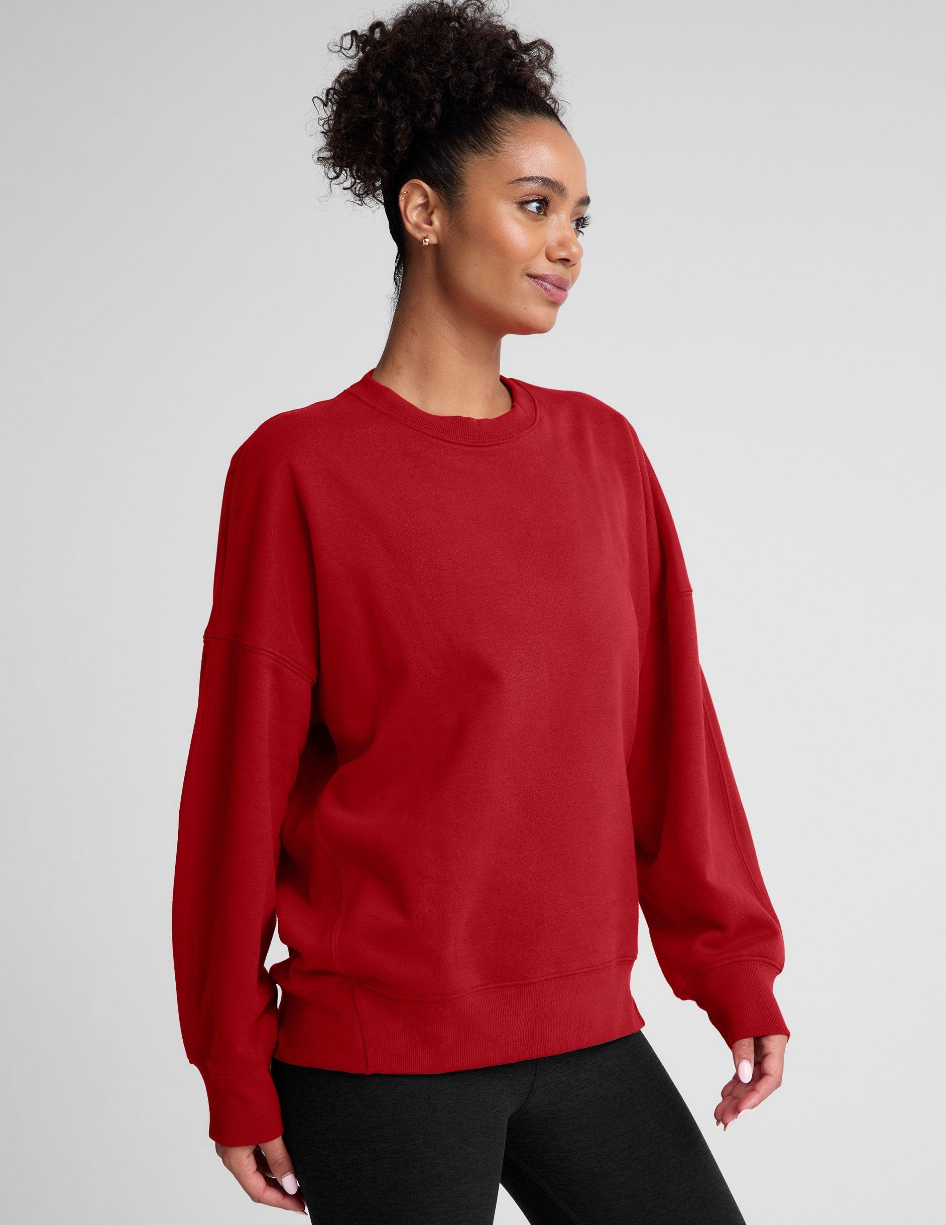 LuxeFleece Oversized Sweatshirt Product Image