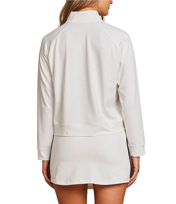 Barefoot Dreams Malibu Collection® Butterchic Half Zip Pullover With Stripes Product Image