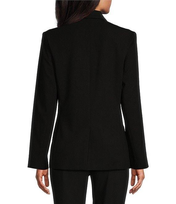 Investments Platinum Suiting Petite Size Long Sleeve One Button Notch Lapel Blazer Product Image