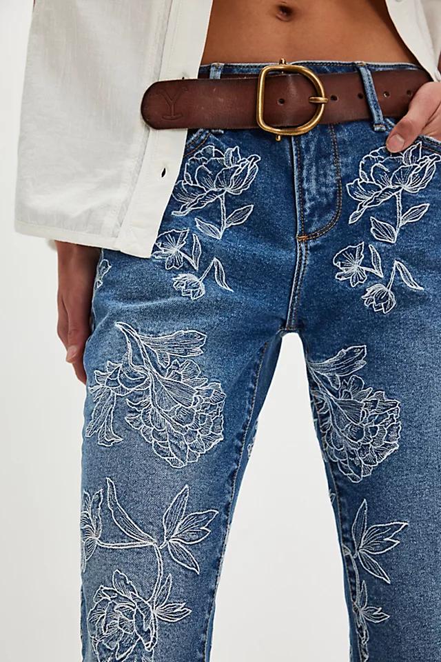 Driftwood Kelly Embroidered Jeans Product Image