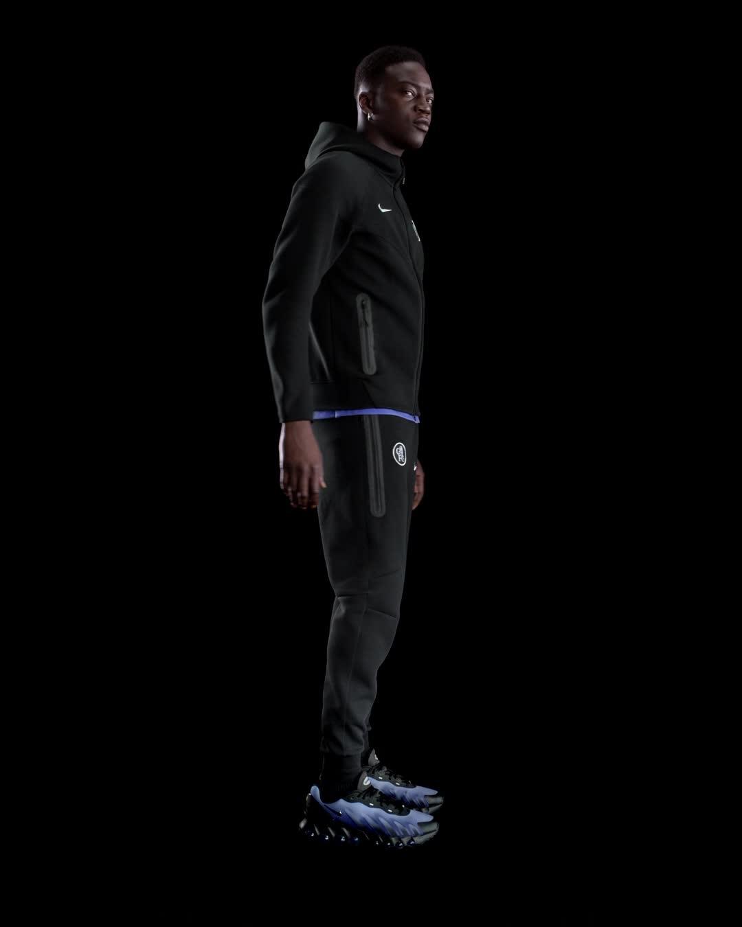 Chelsea FC Tech Windrunner Men's Nike Total 90 Soccer Fleece Full-Zip Jacket Product Image