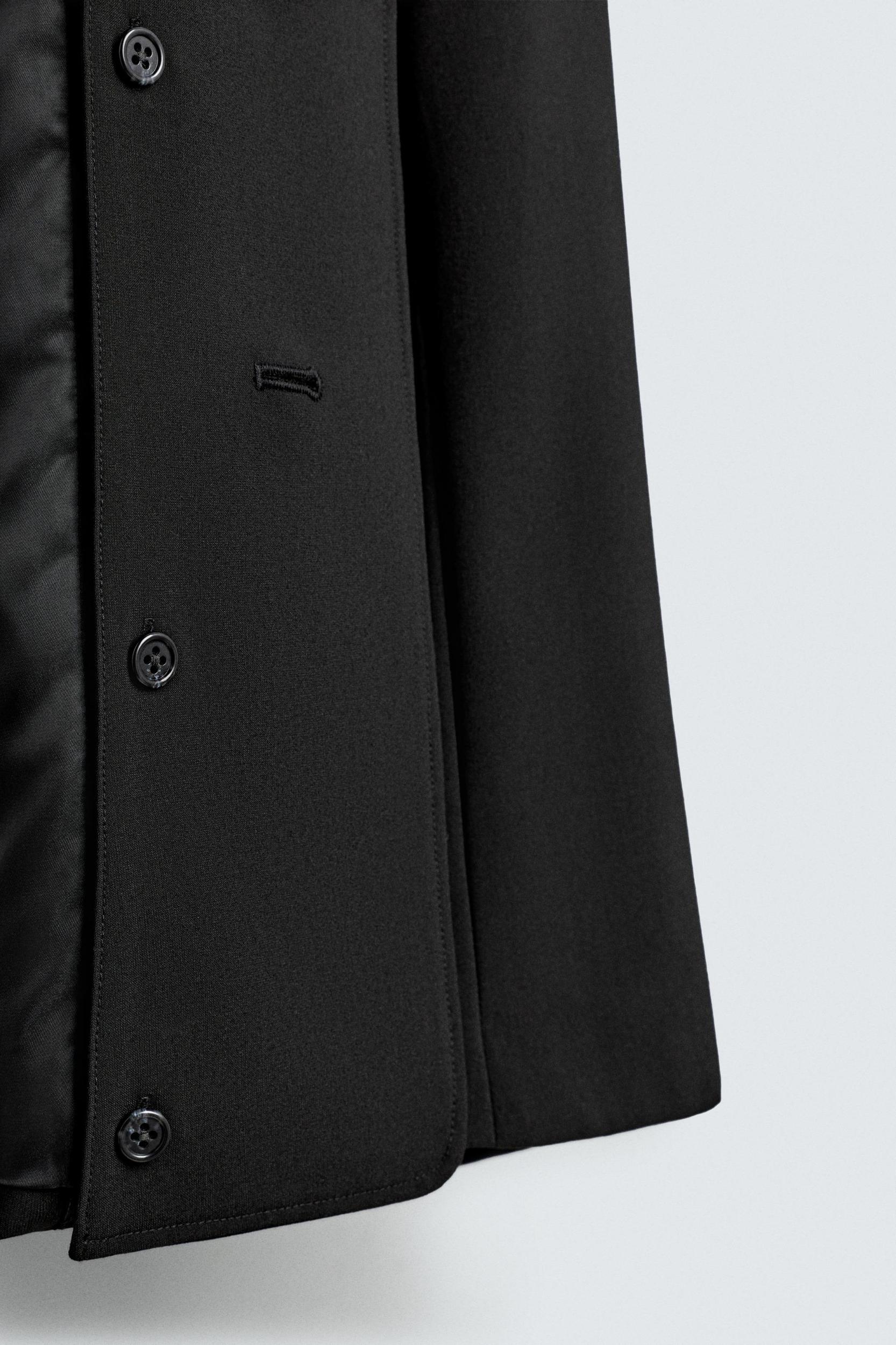 SUIT JACKET WITH REMOVABLE LAPEL Product Image