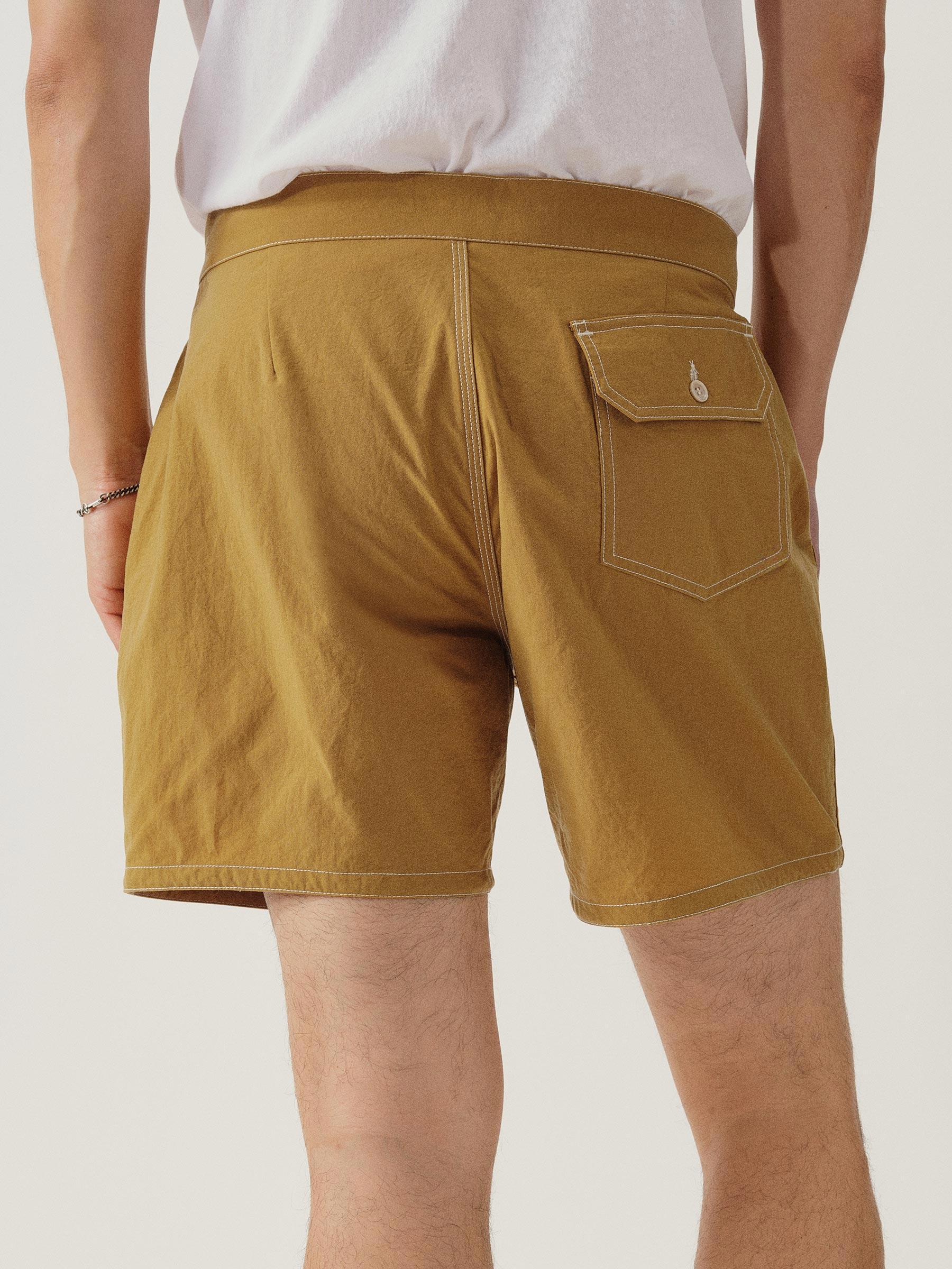 Gold Japanese Oxford Board Short Product Image