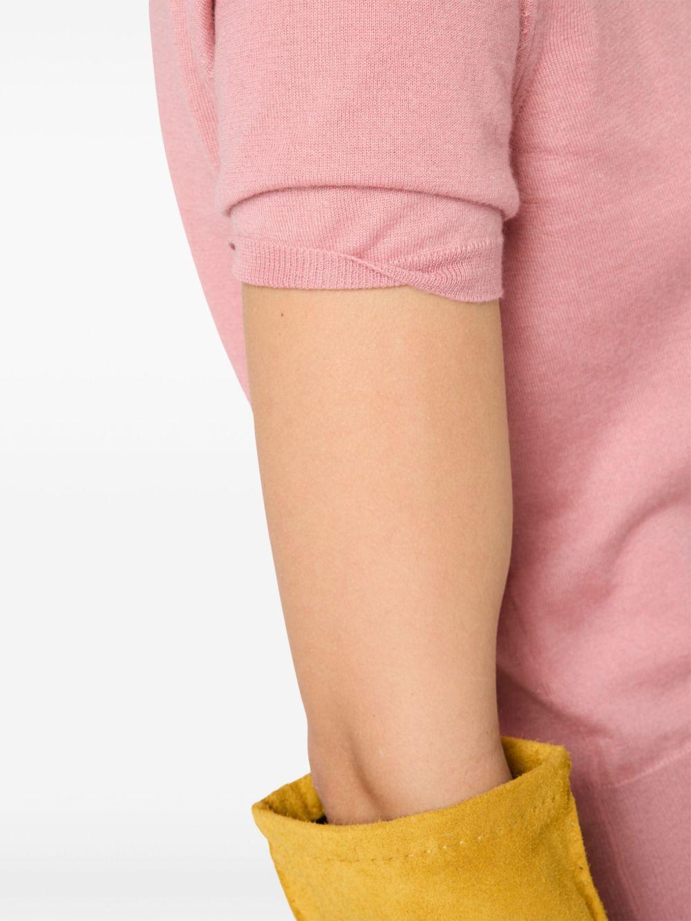 knitted polo shirt Product Image