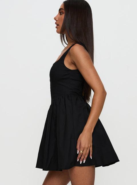 Martie Mini Dress Black Product Image