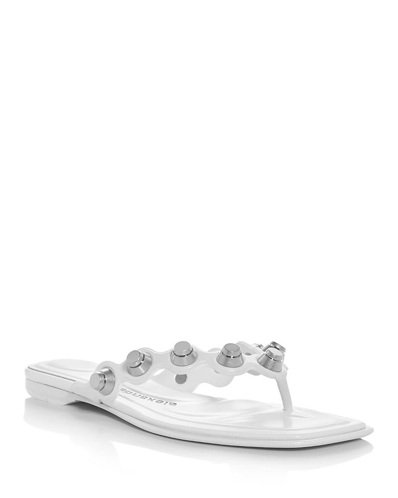 Alexander Wang Womens Rexa Embellished Thong Sandals Product Image