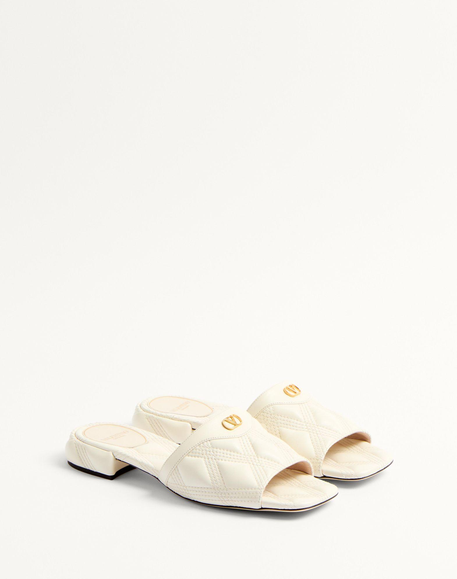 Quiltie 67 Quilted Nappa Leather Slide Sandal 20Mm Product Image