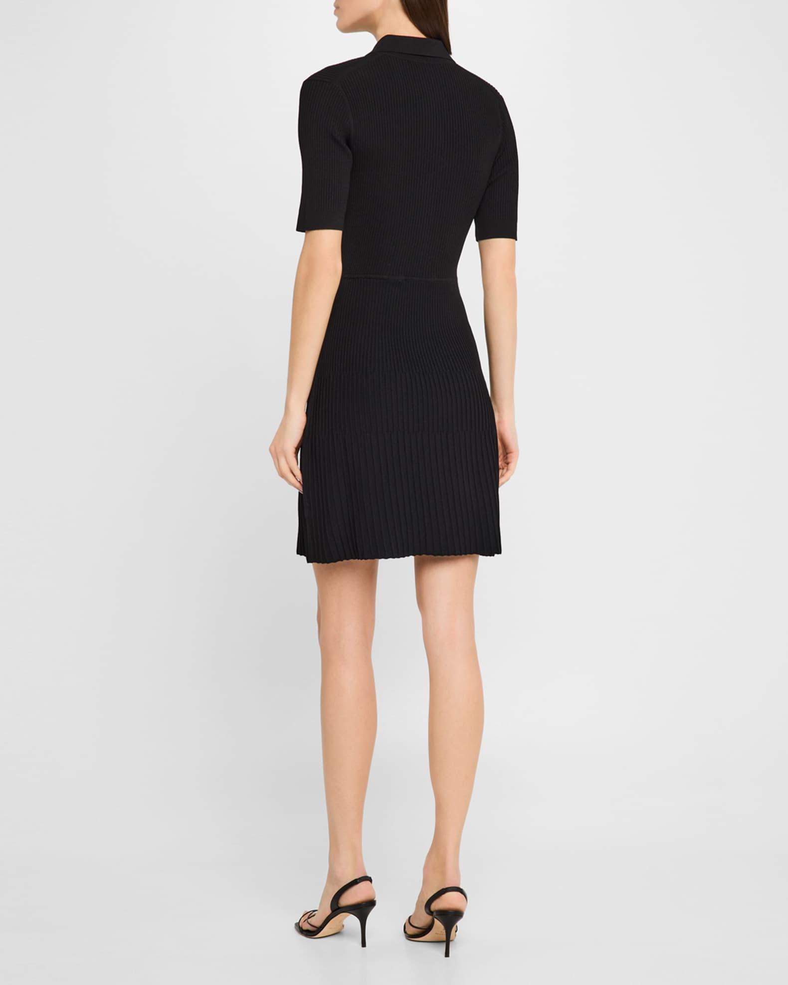 Lauper Short-Sleeve Ribbed Mini Dress Product Image