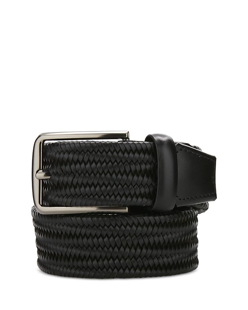 The Mens Store at Bloomingdales Woven Leather Stretch Belt - Exclusive Product Image