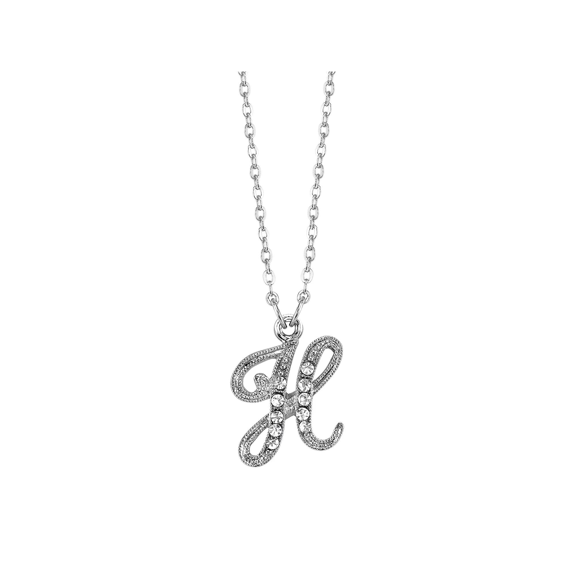 1928 Script Initial Necklace, Womens Product Image