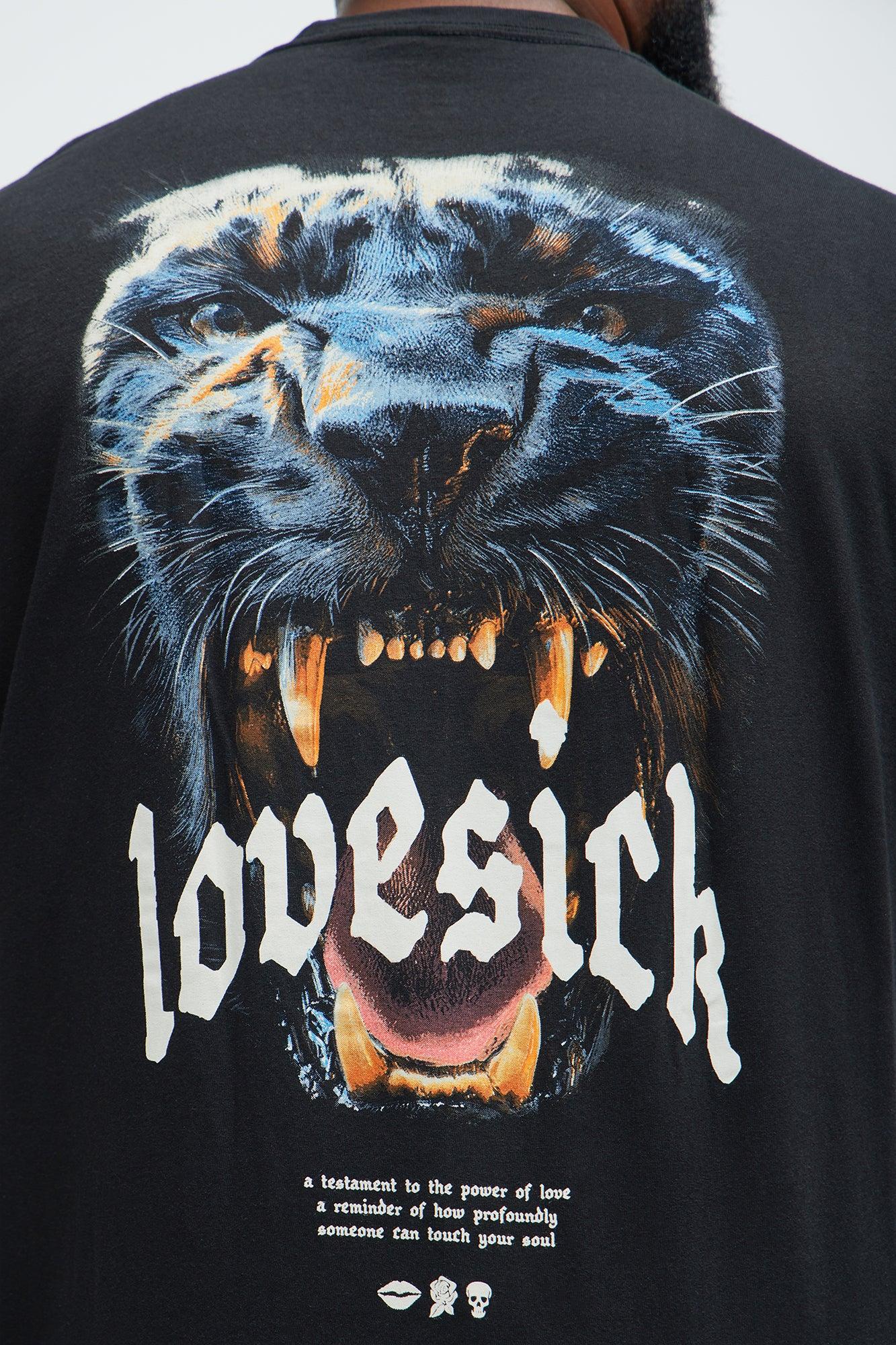 Lovesick Soul Short Sleeve Tee - Black Product Image