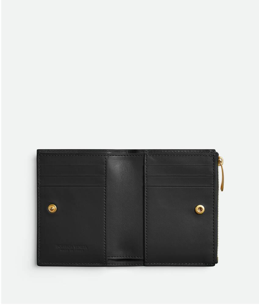 Women's Cassette Small Bi-Fold Wallet in Black Product Image