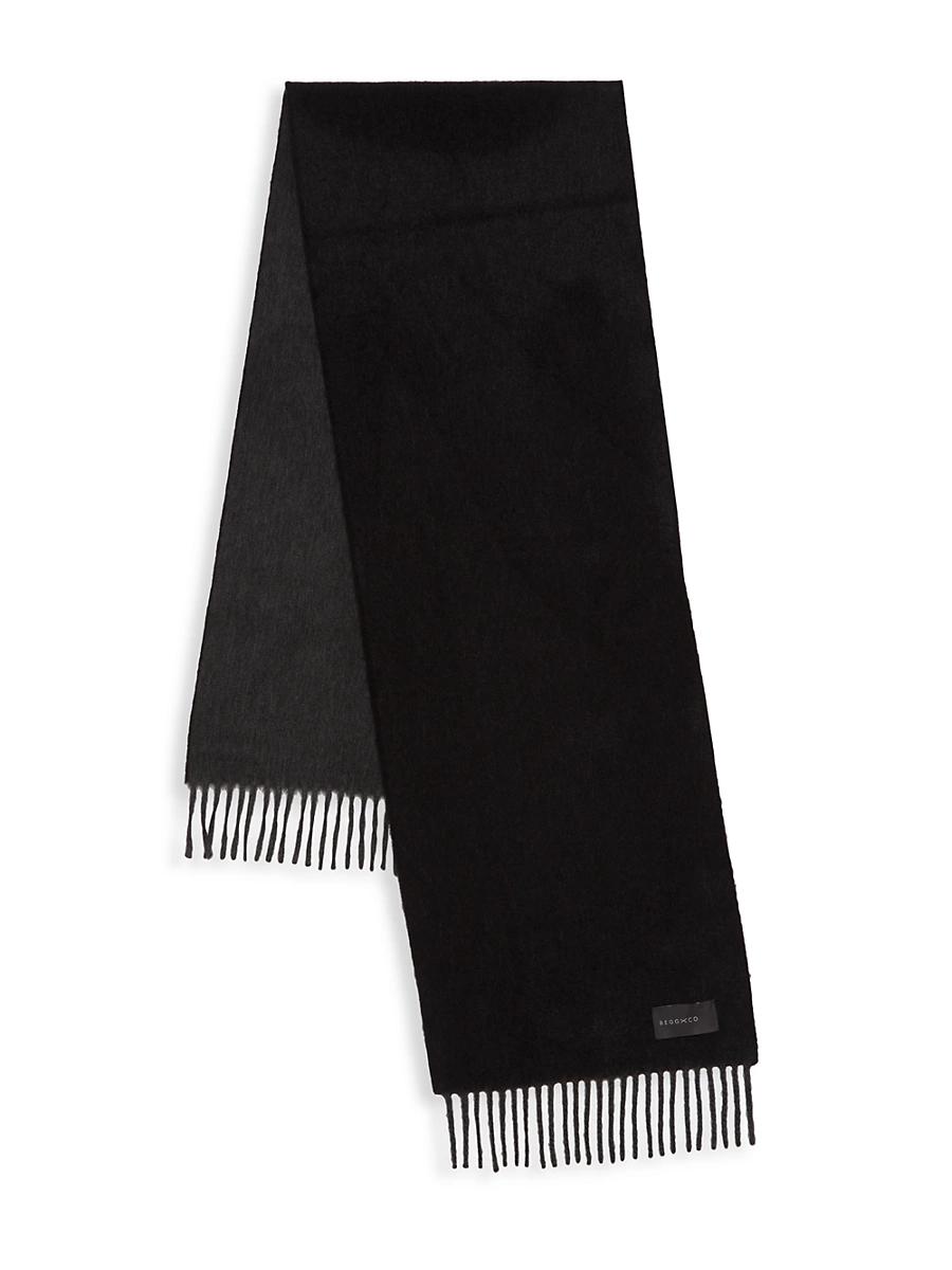Mens Semi-Reversible Cashmere Scarf Product Image