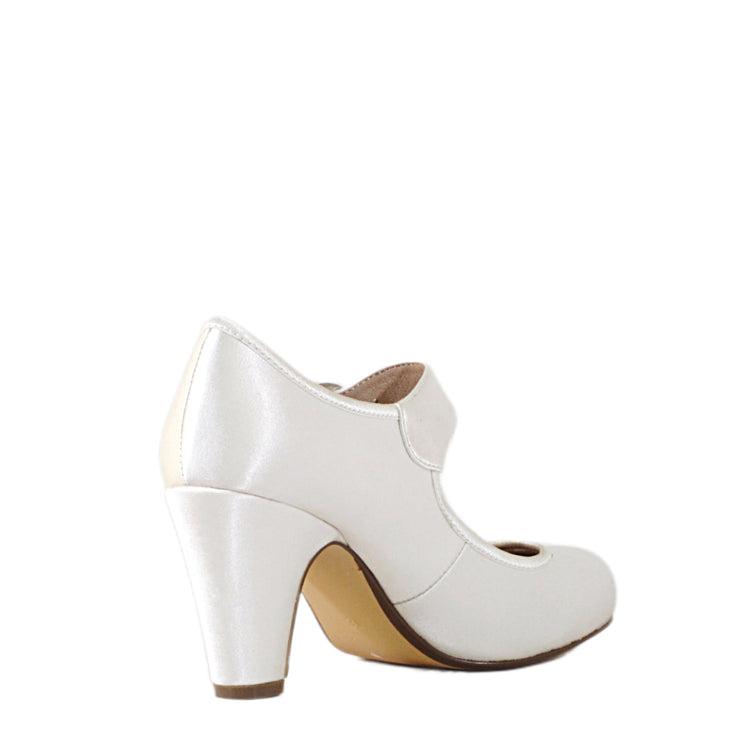 Madeline Satin Mary Jane Heels Product Image