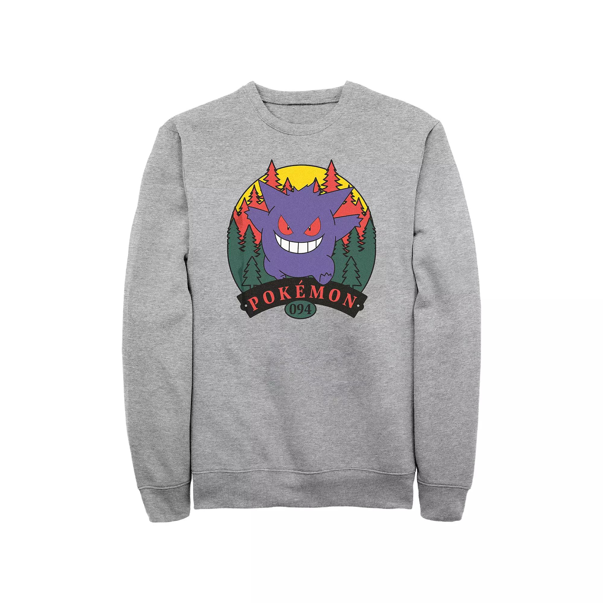 Men's Pokemon Gengar Attack Fleece Sweatshirt,  Product Image
