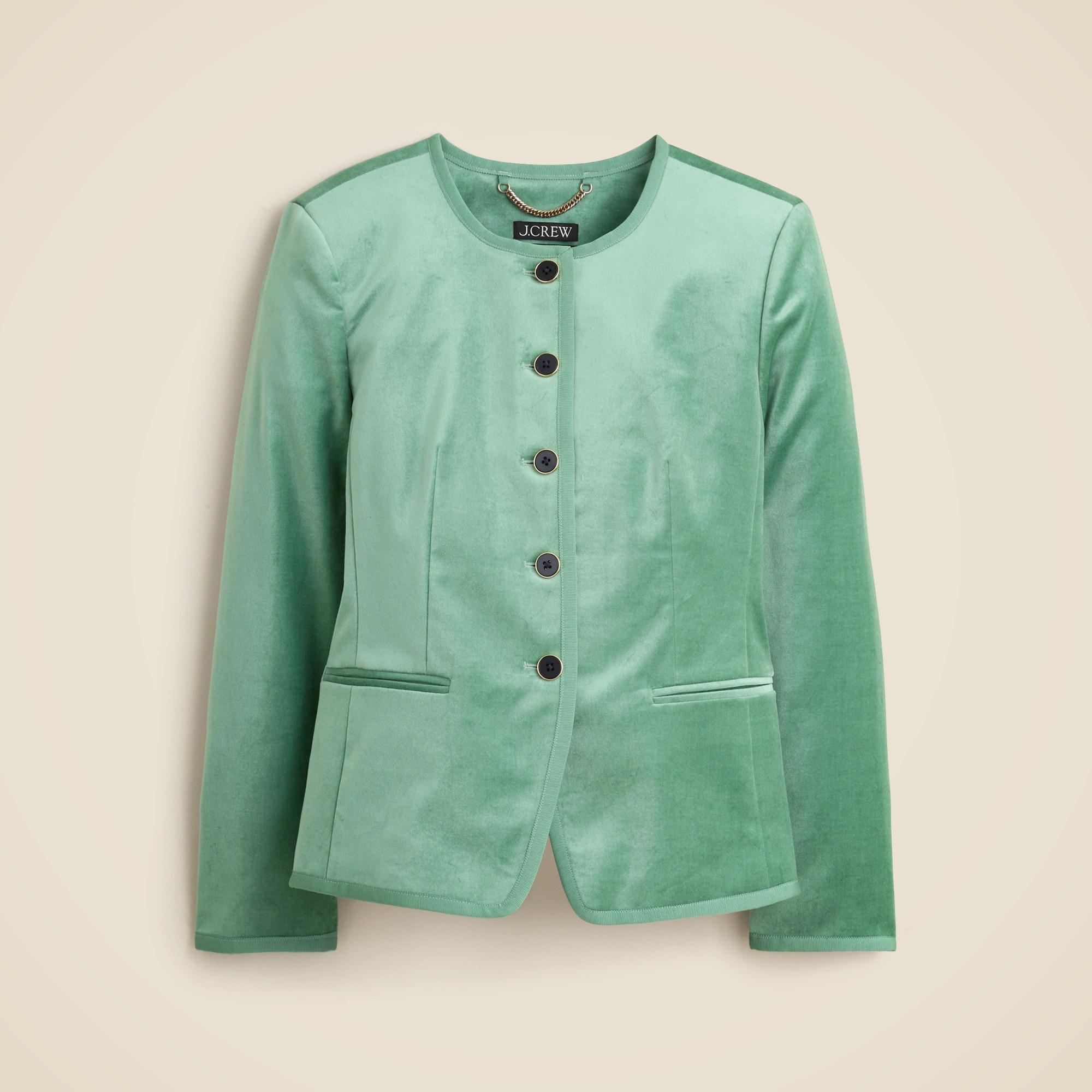 Cora lady jacket in velvet Product Image