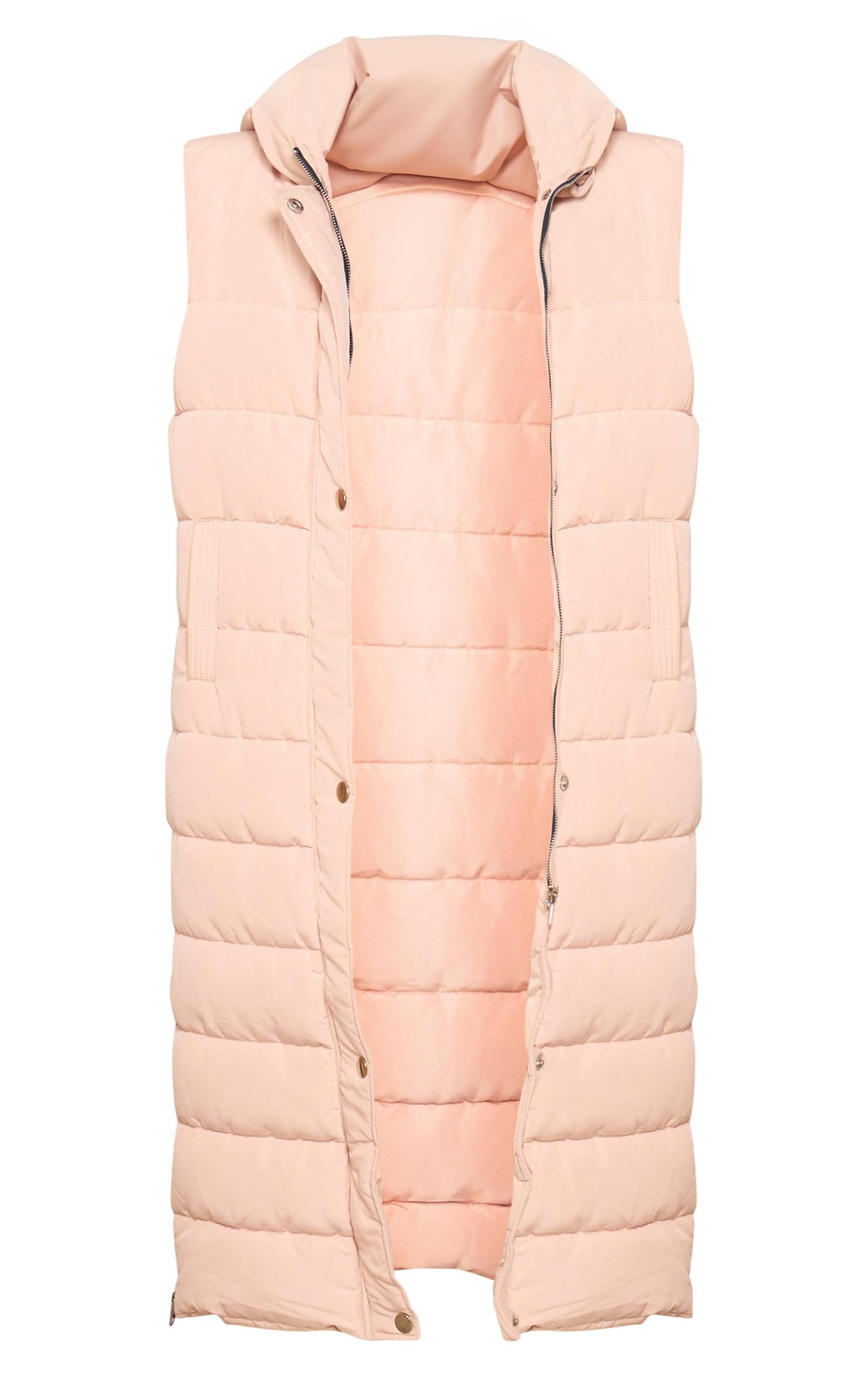 Tall Stone Panel Padded Longline Vest Product Image