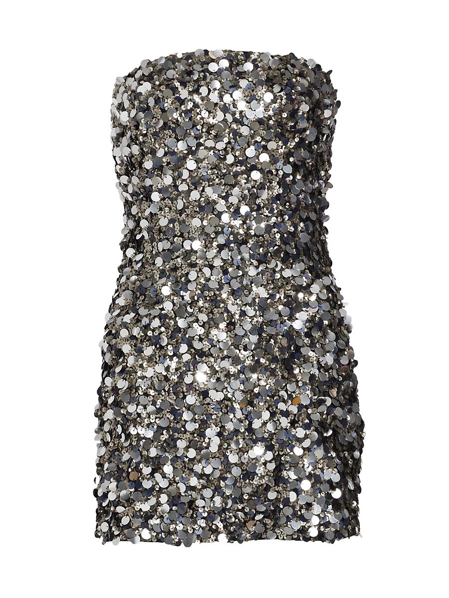 Womens Sequin Tube Minidress Product Image