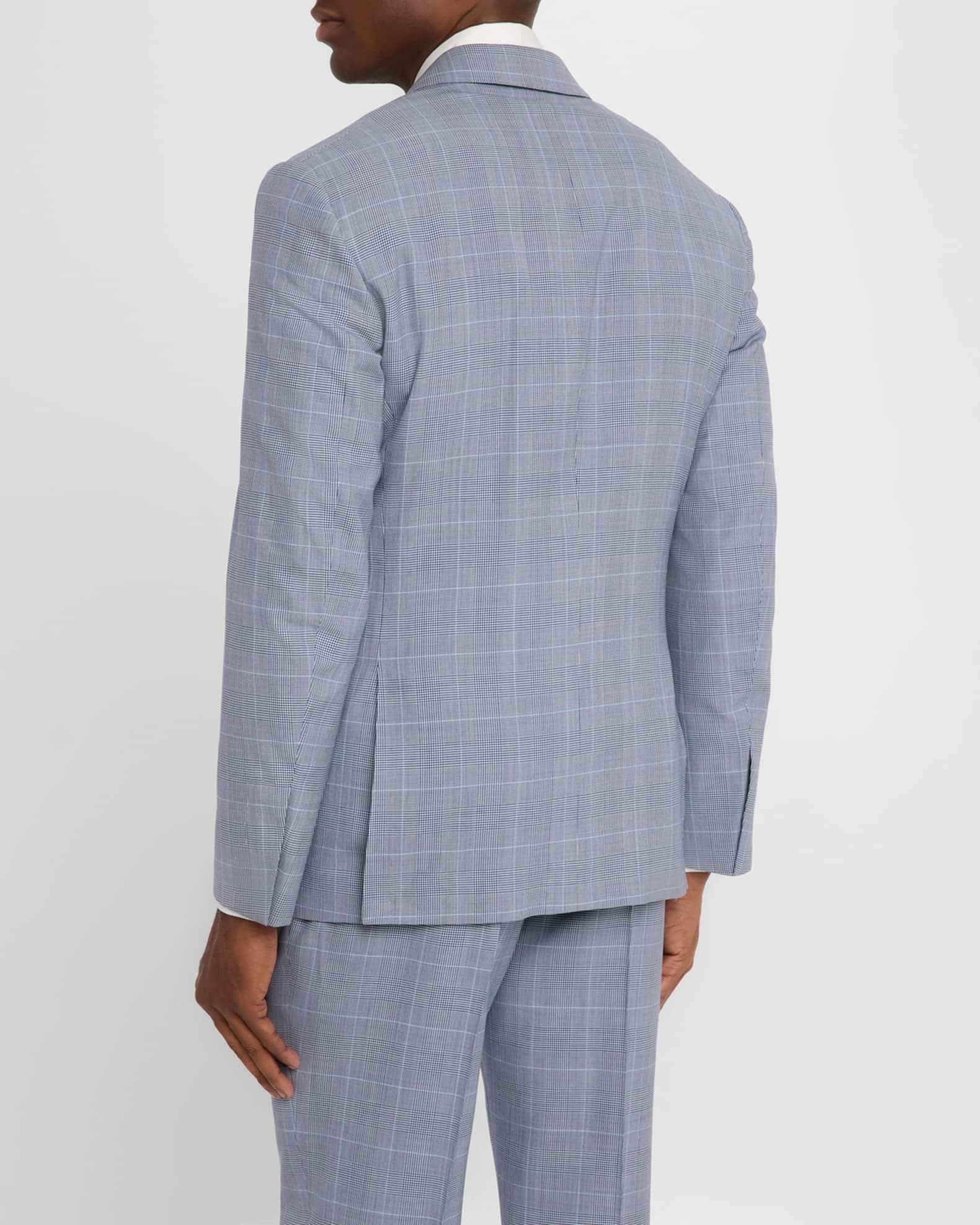 Mens Kent Hand-Tailored Glen Plaid Suit Product Image