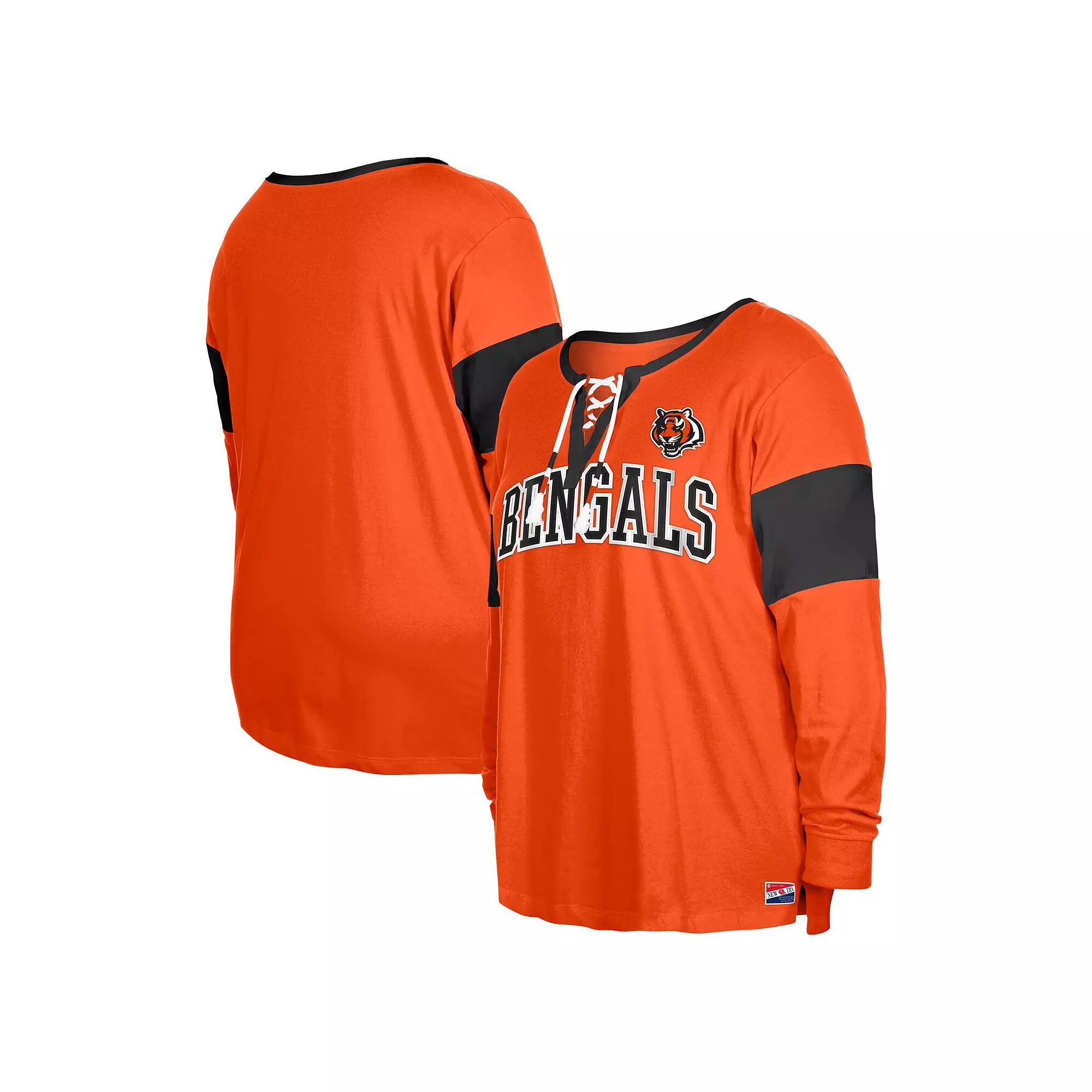Women's New Era Orange Cincinnati Bengals Plus  Product Image
