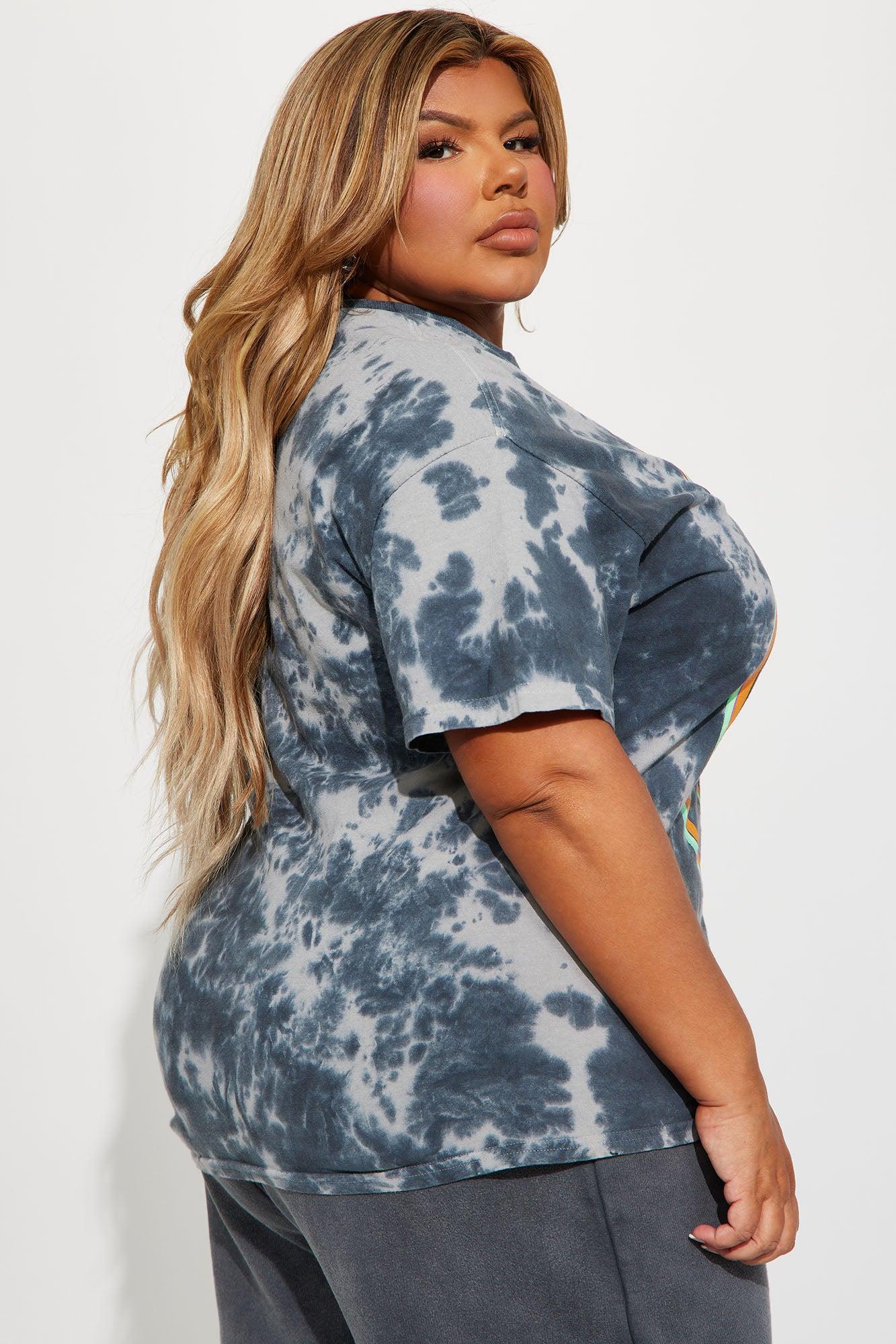 Nirvana All Smiles Tie Dye Tee - Black/combo Product Image