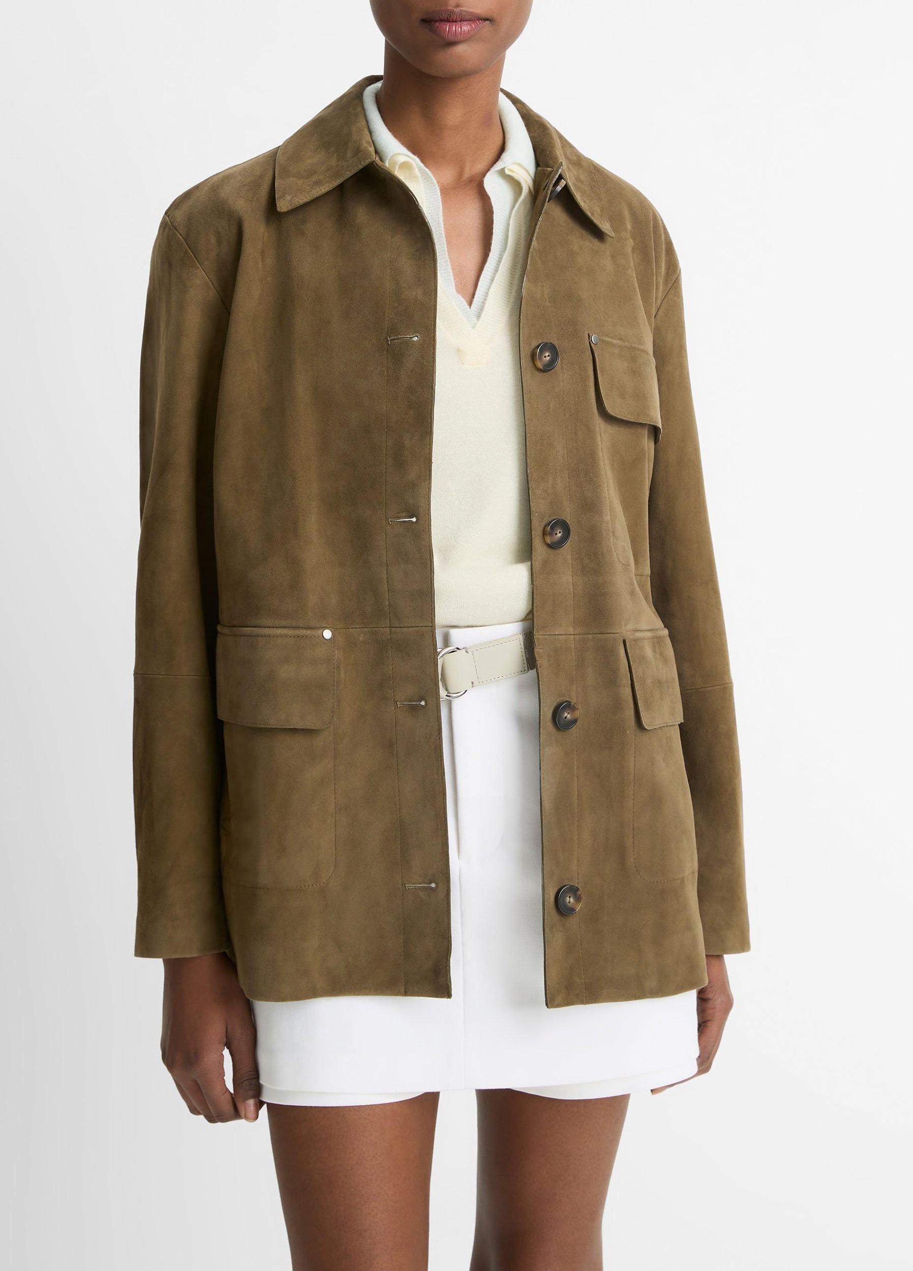 Suede Oversized Jacket Product Image