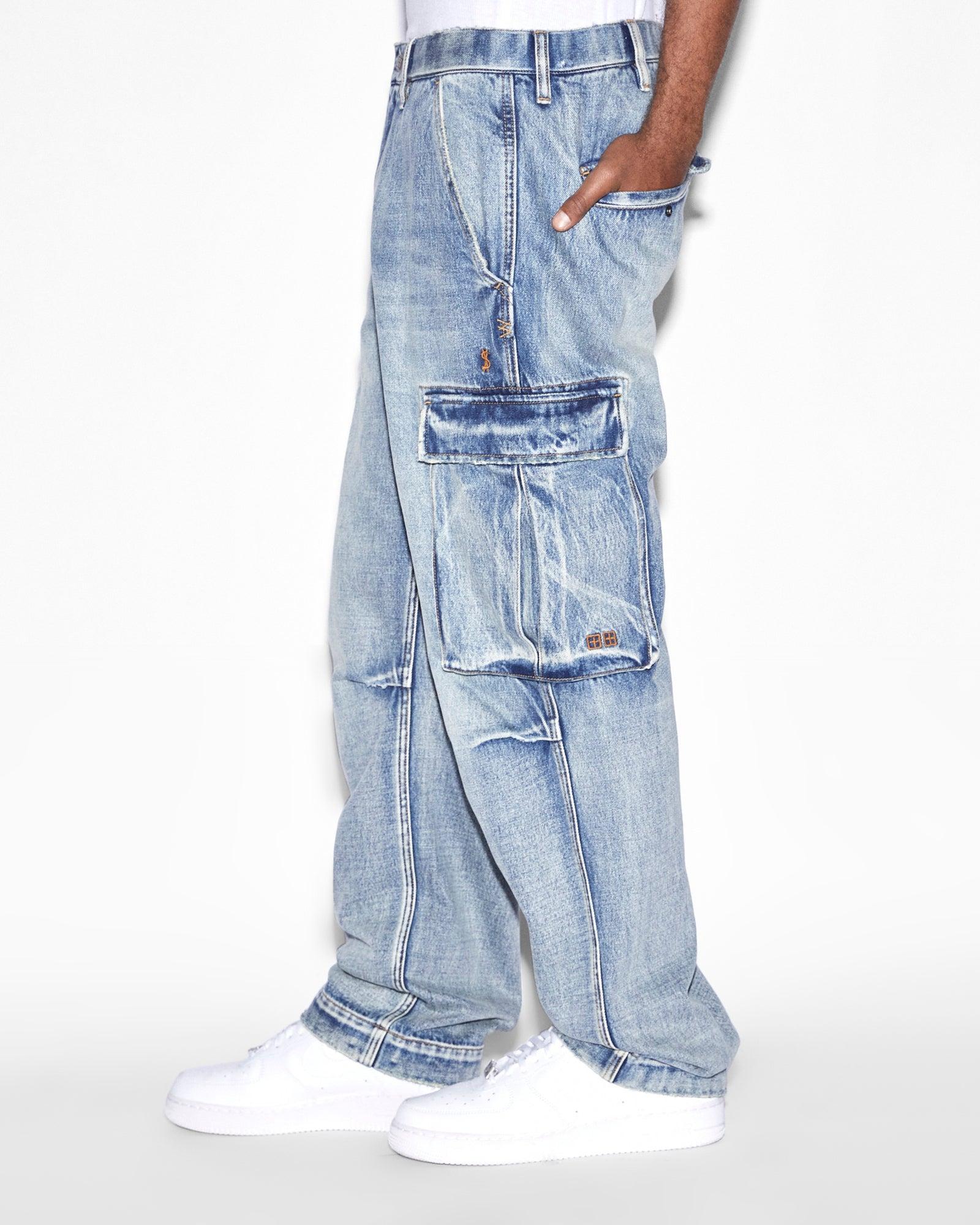 RIOT CARGO PANT PUNK BLUE Male Product Image
