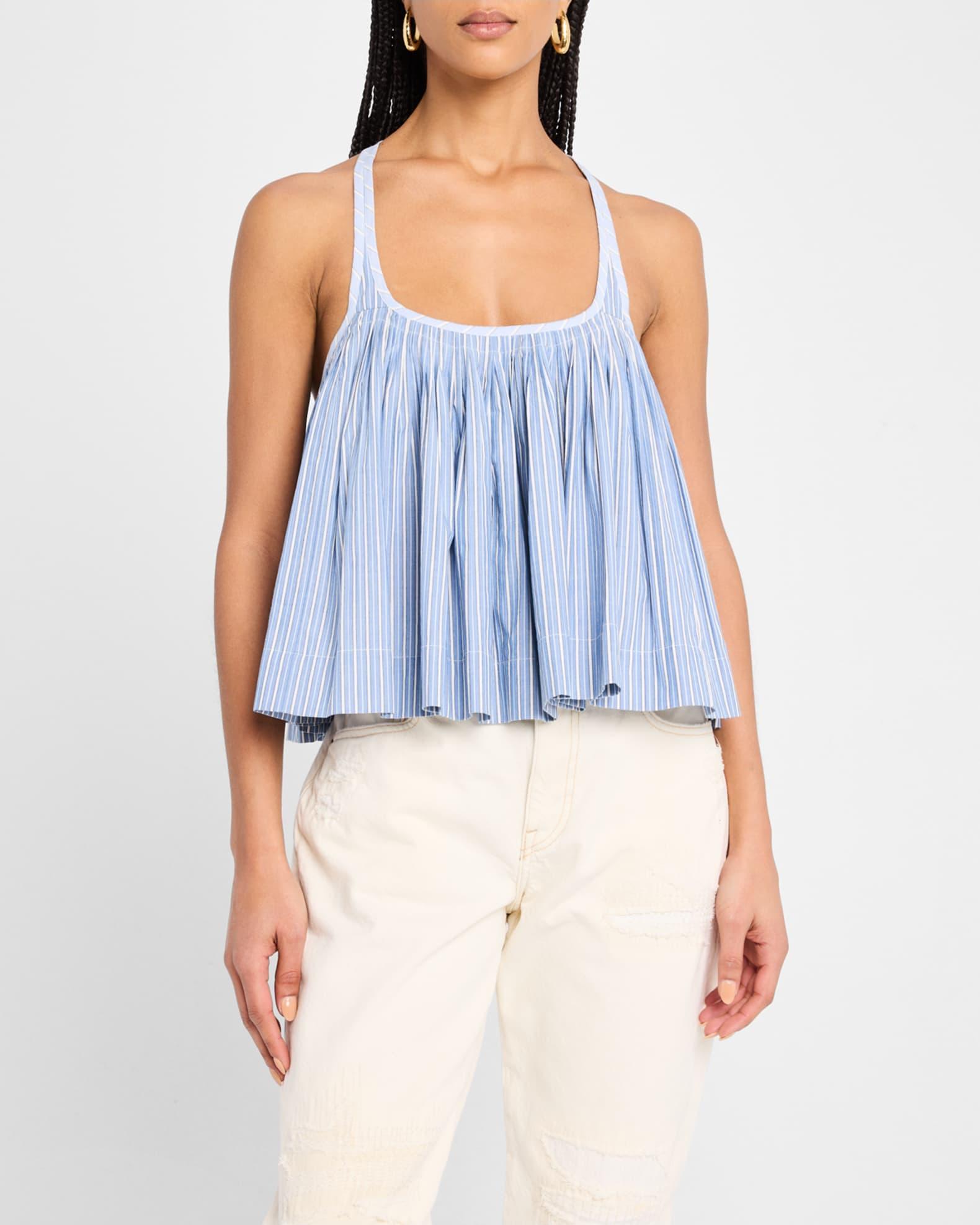 Helmi Stripe Shirting Tank Top Product Image