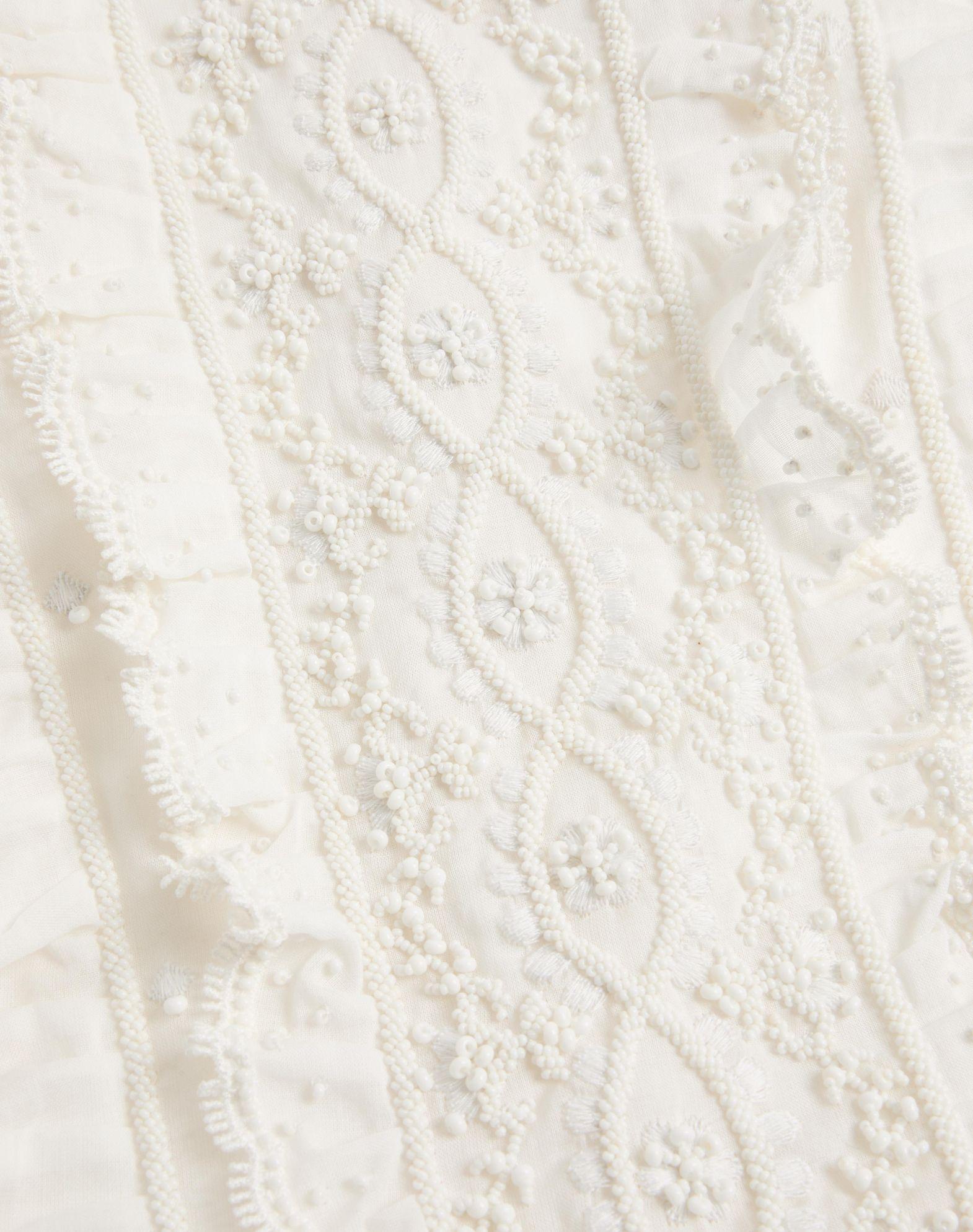 Short Embroidered Organza Dress Product Image