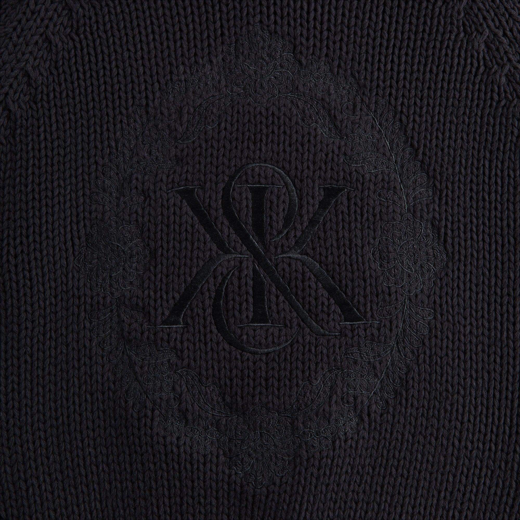 Kith Women Celyse Crest Sweater Hoodie - Black Female Product Image