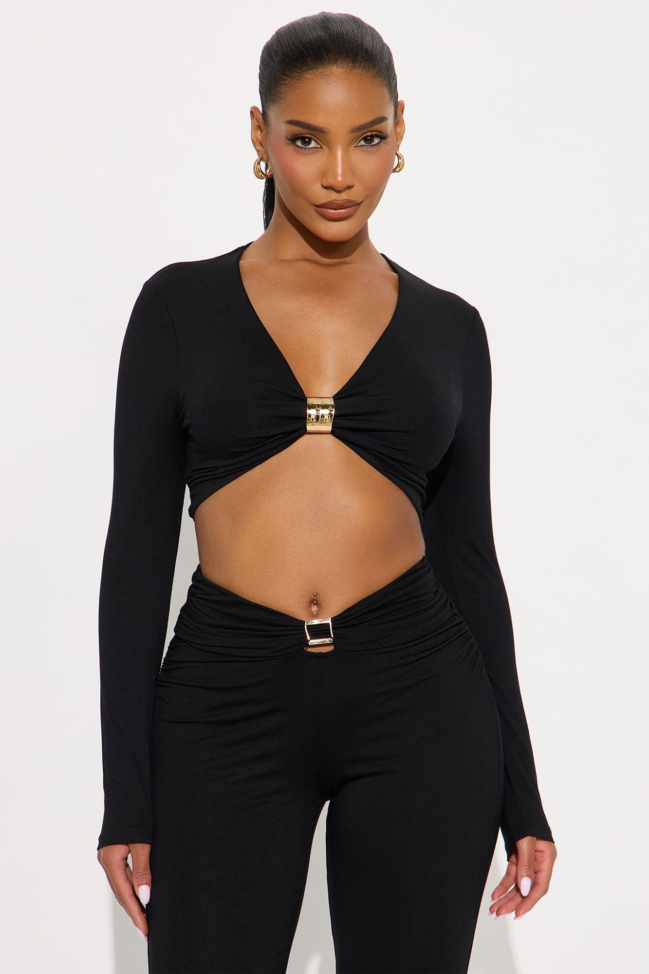 After Hours Allure Pant Set - Black Female Product Image