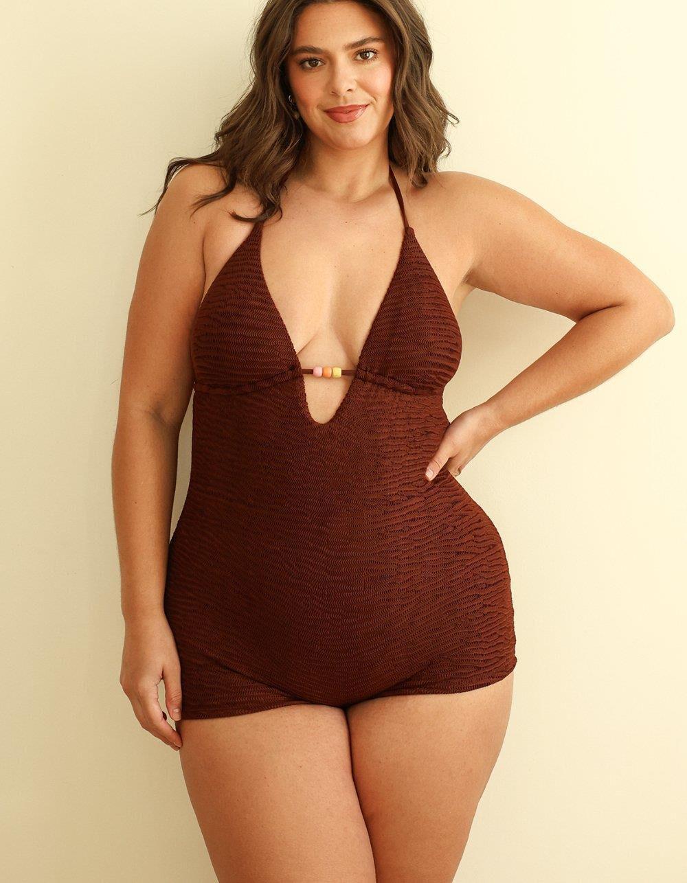DIPPIN' DAISY'S Caicos One Piece Swimsuit - DARK BROWN Product Image