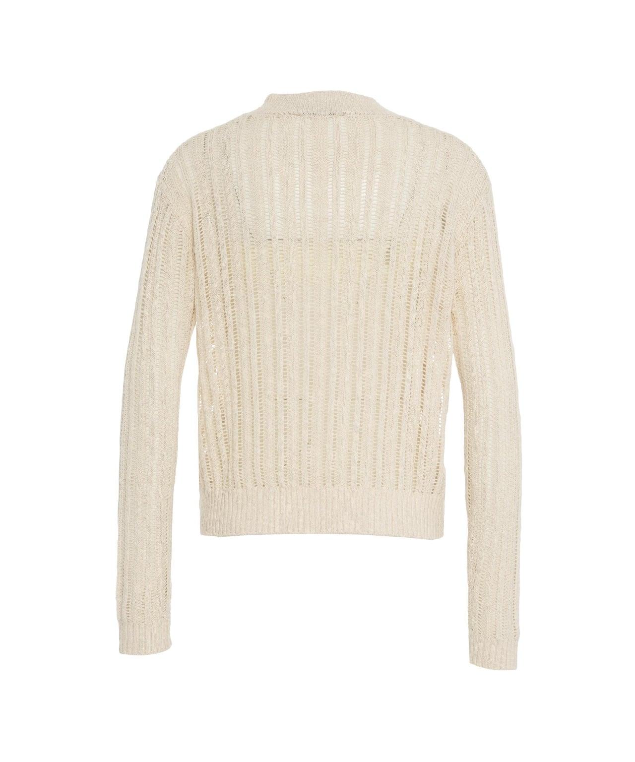 Net knit sweater Product Image