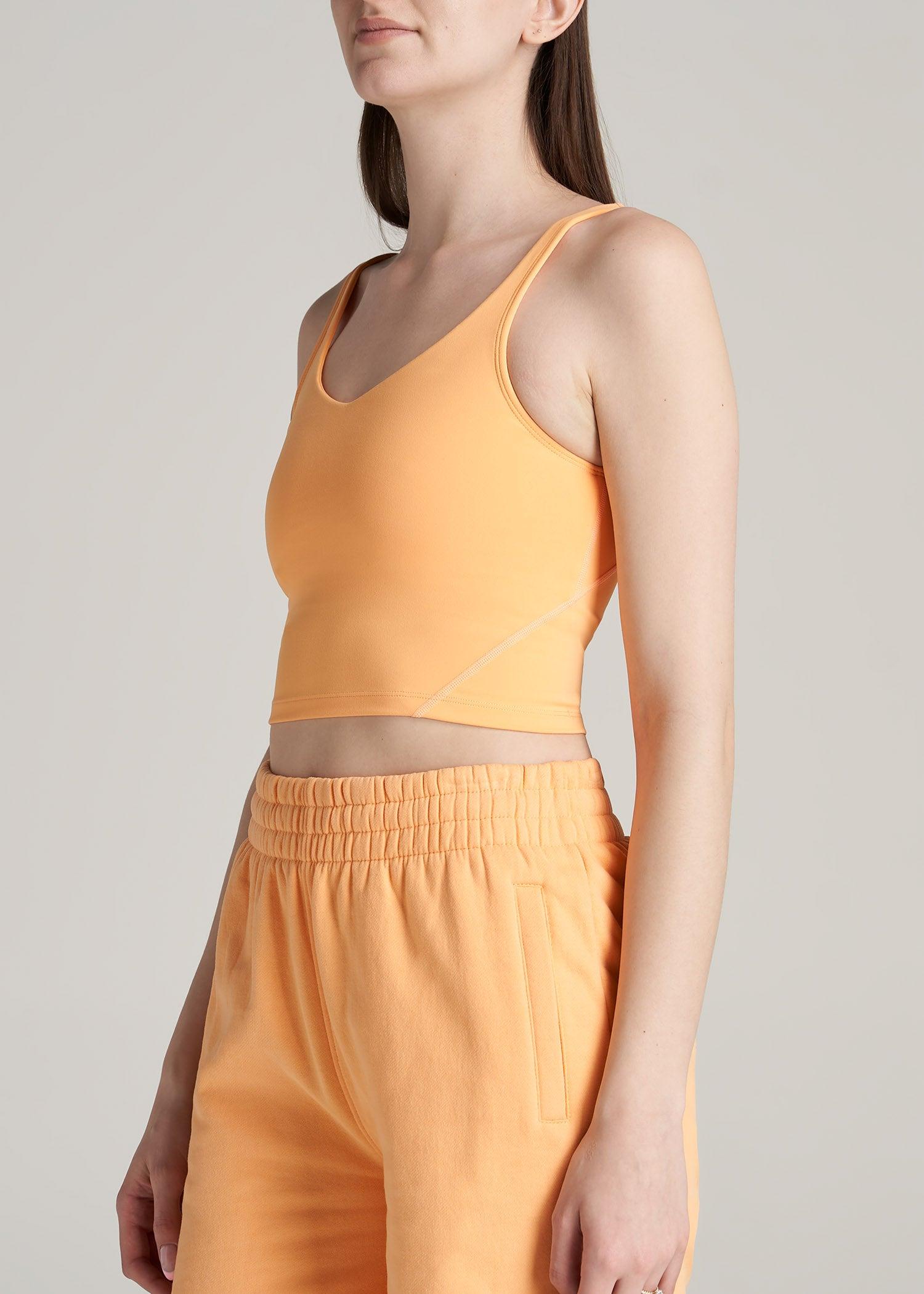 Balance Tank Top for Tall Women in Clementine Female Product Image