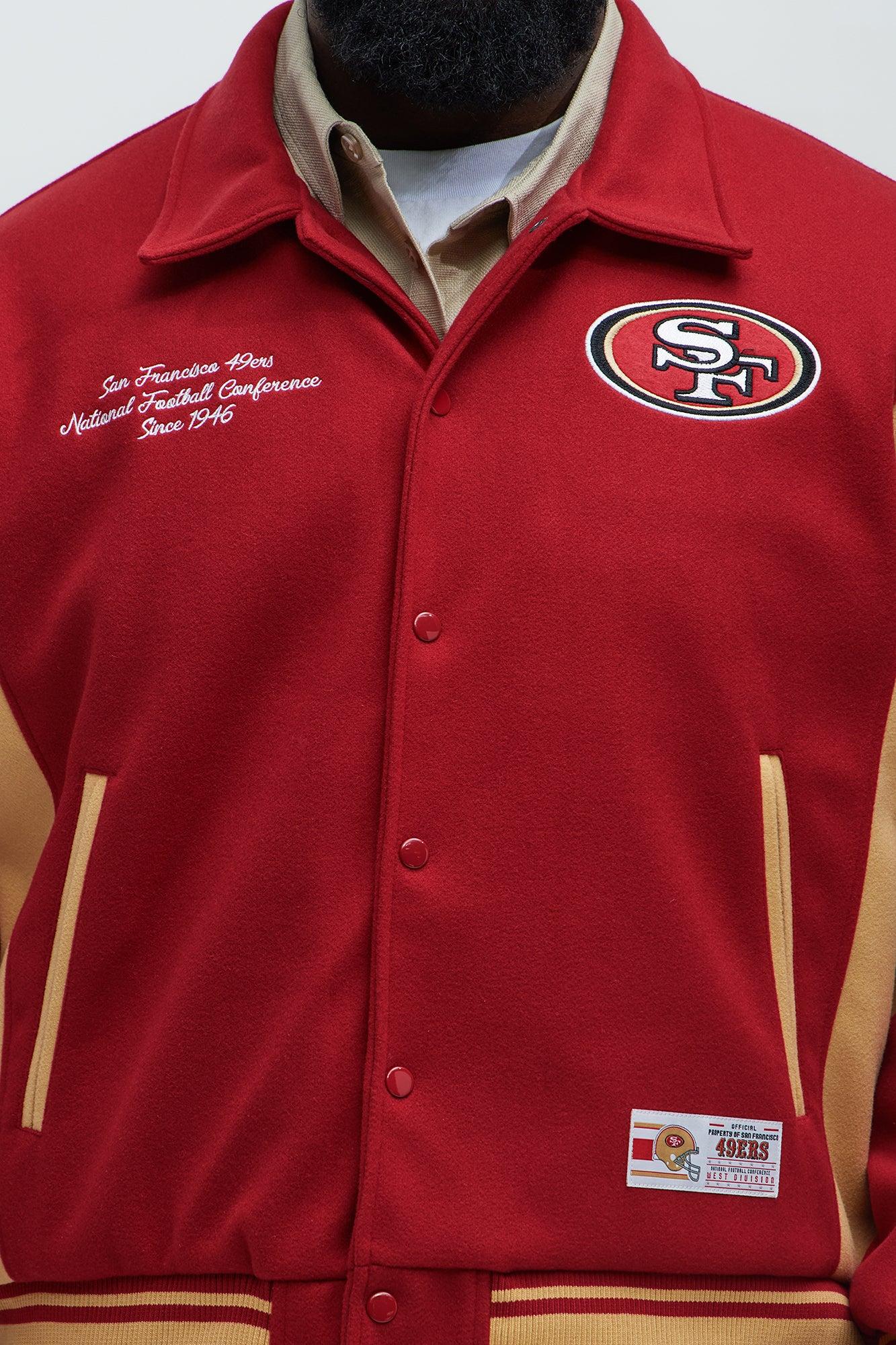 49ers Air Supremacy Jacket - Gold/Red Male Product Image