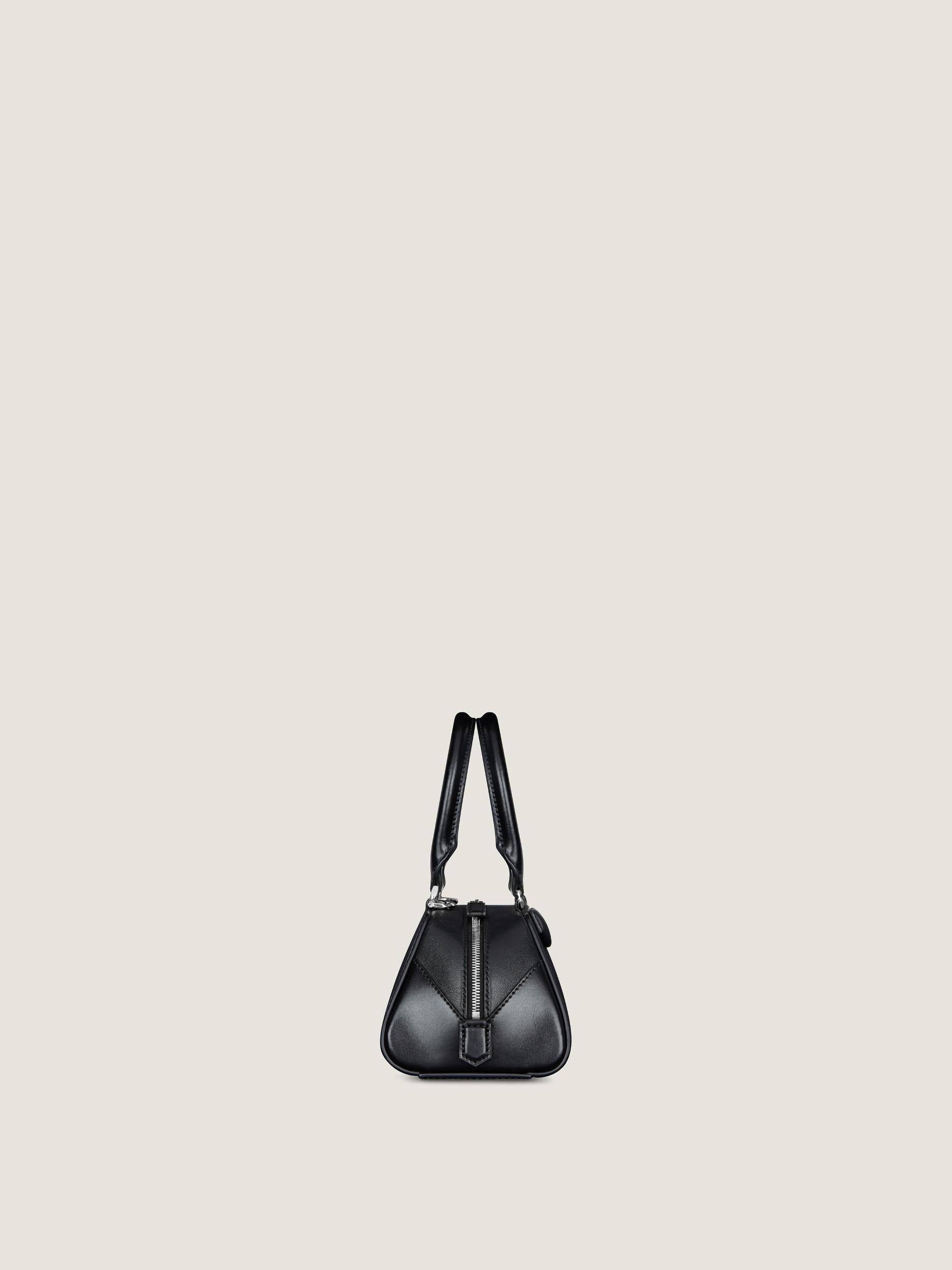 Mini Antigona East-West bag in Box leather Product Image