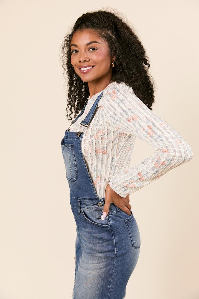 Kalani Denim Overall Dress FINAL SALE Product Image