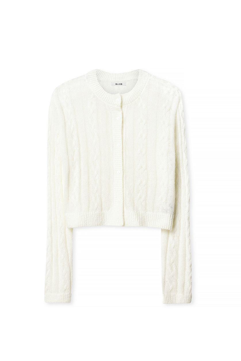 Knitted Cable Cardigan Product Image