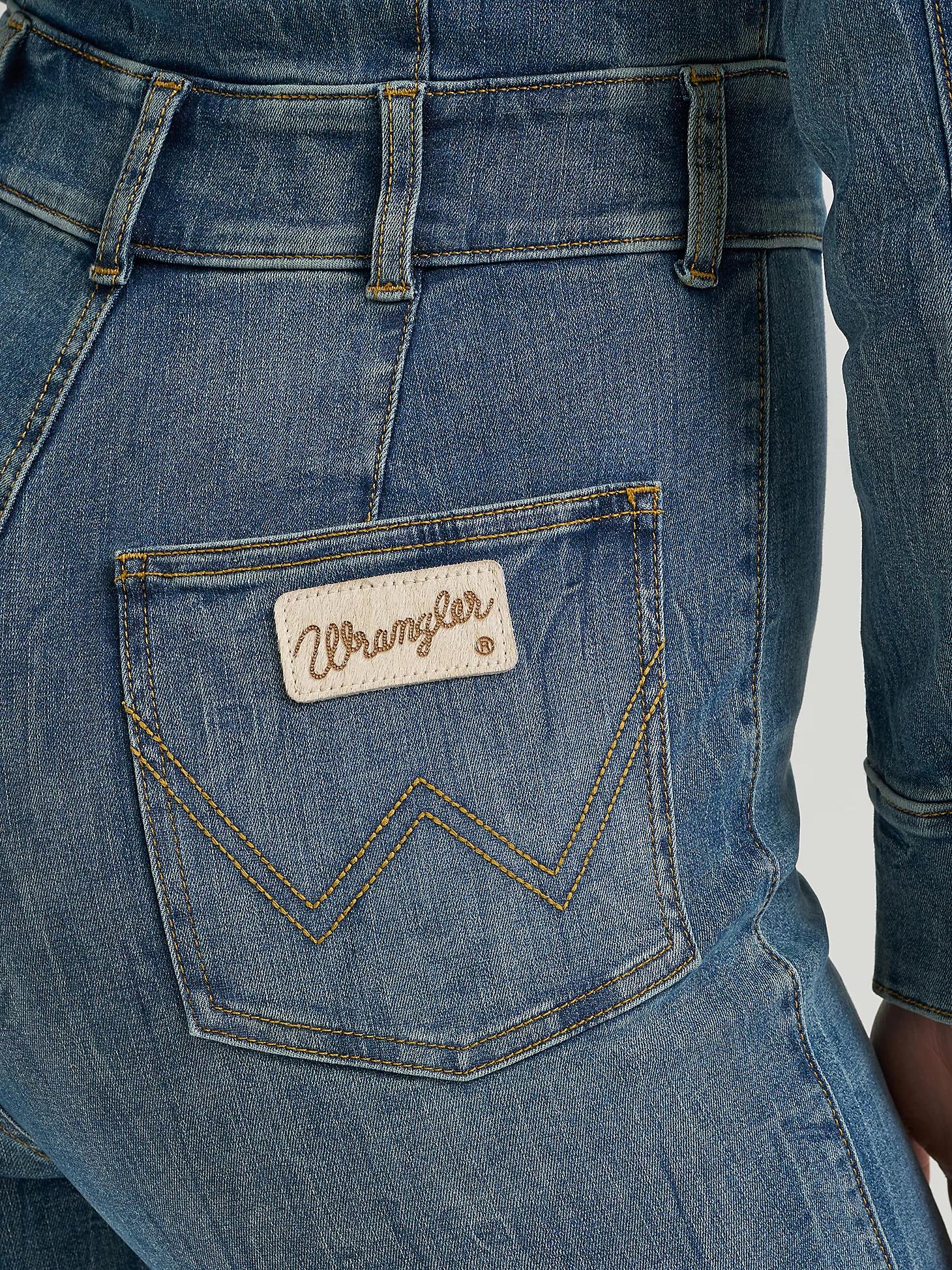 Wrangler x Lainey Wilson Denim Flare Catsuit | Women's DRESSES & JUMPSUITS | Wrangler® Product Image