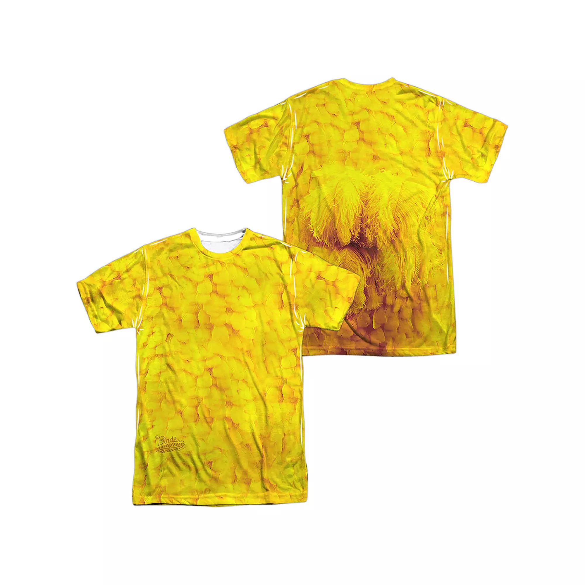 Men's Sesame Street Big Bird Costume Sublimated Graphic Tee, Size: Large, Black Product Image