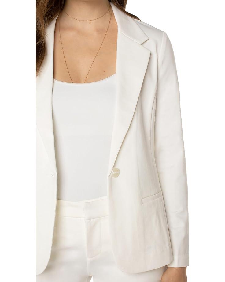 Fitted Knit Blazer Product Image