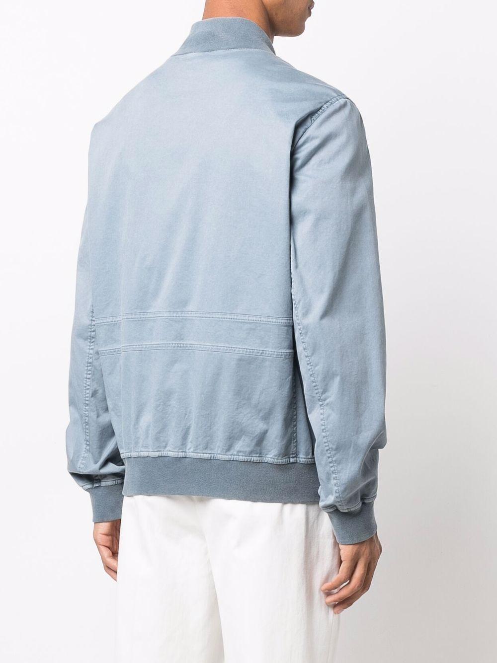zip-pocket bomber jacket Product Image