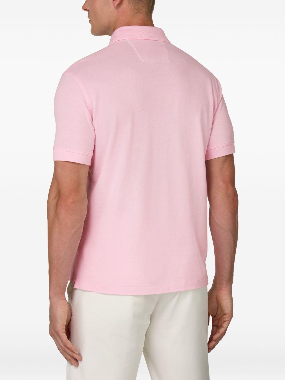 logo-detail piqué polo shirt Product Image