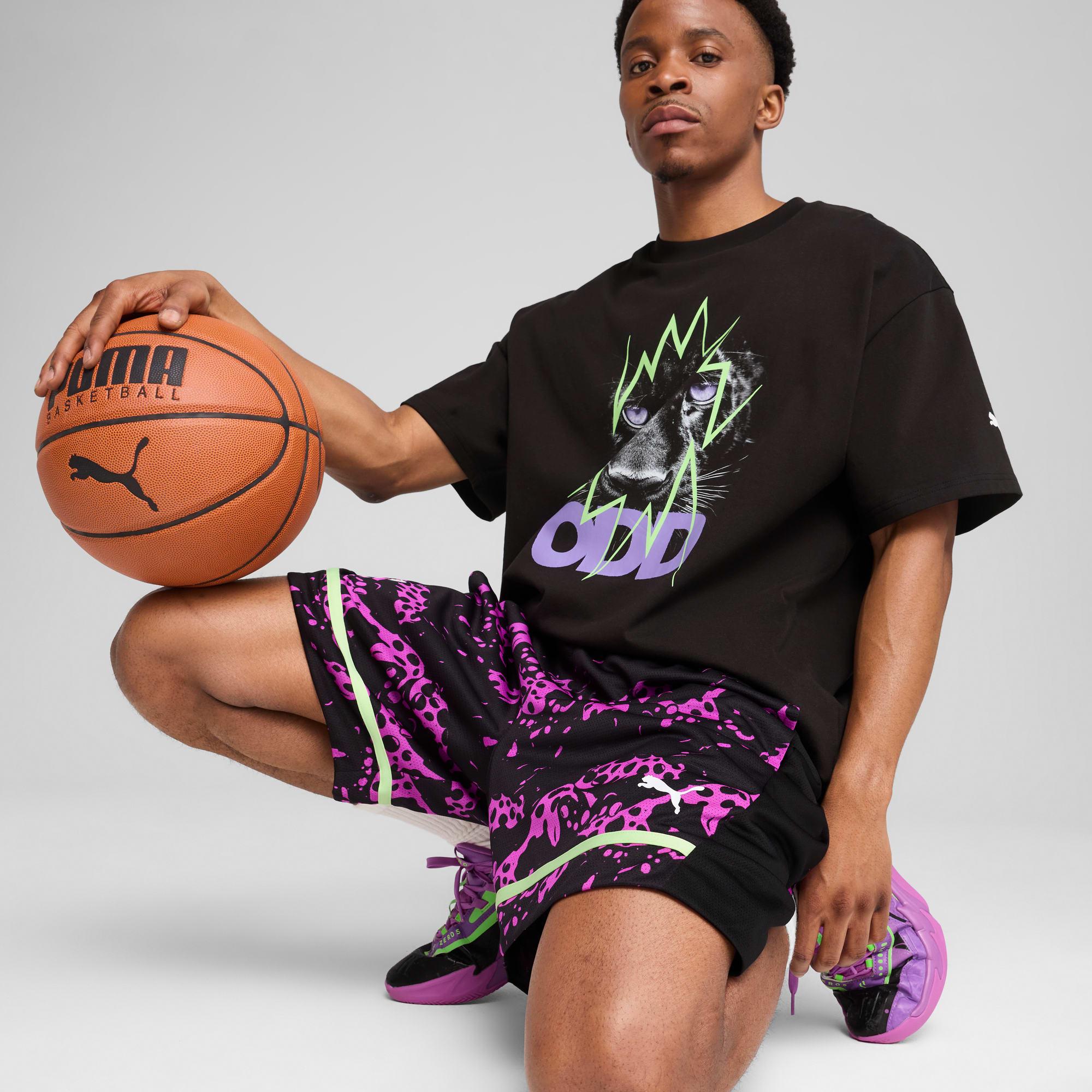 Scoot Purple Lab Men's Basketball Shorts Product Image