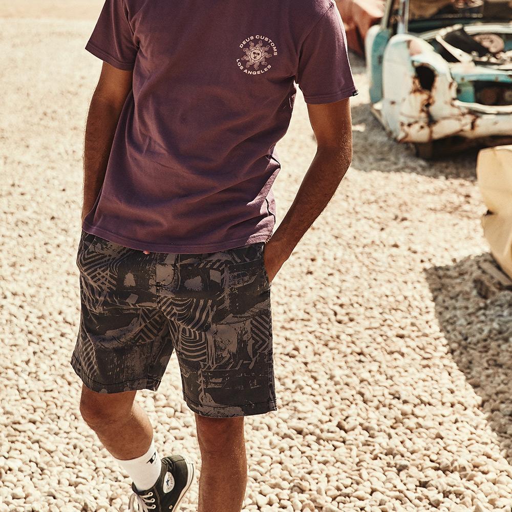 Stackwaddy Beach Short - Plum Grey Product Image