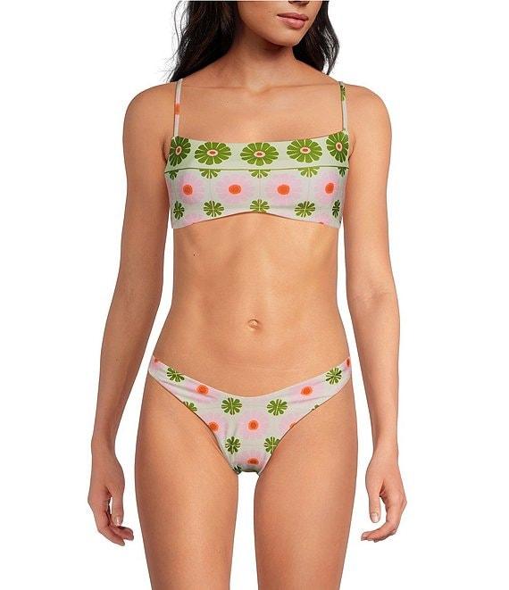 Maaji Splendour Pastel Flourish Reversible Thin Side Classic Swim Bottom Product Image